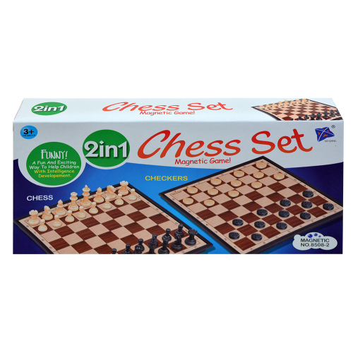 ΕΠΙΤΡΑΠ.24151/8508-2 2in1 CHESS ΠΑΙΧΝ.ΜΑΓΝ.        κβτ/ 144 τεμ