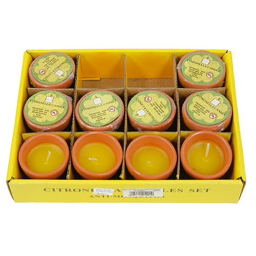 Citronella Candle Small Ceramic Glass