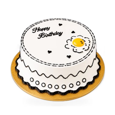 Birthday Egg Delight Cake