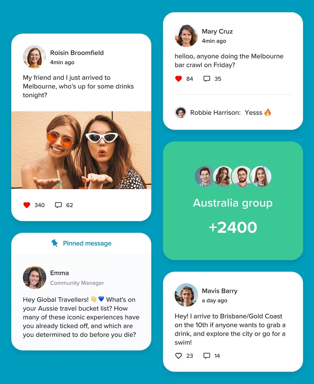 Social Block Image
