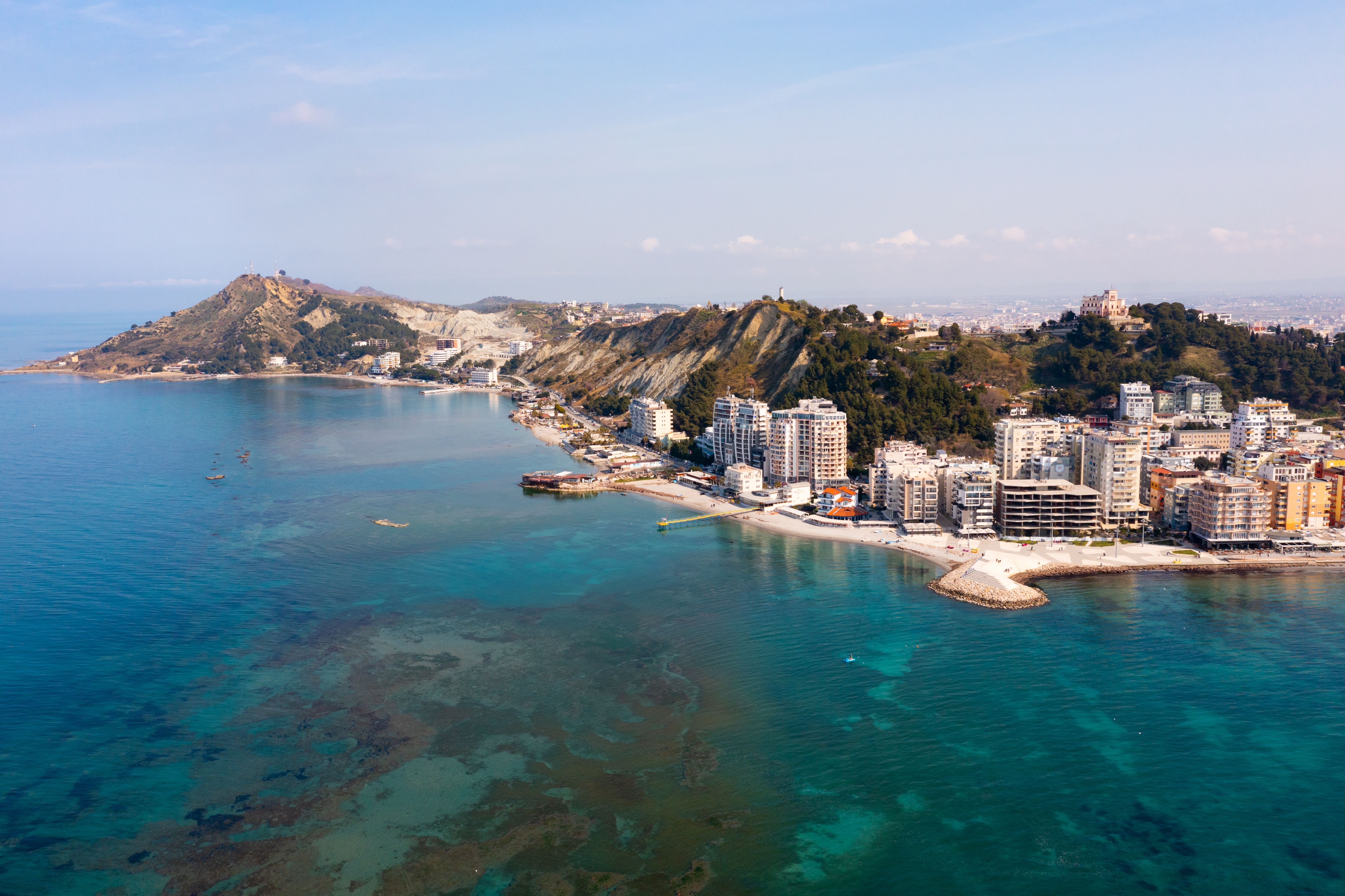 Cruise the crystal-clear waters of the Albanian Riviera