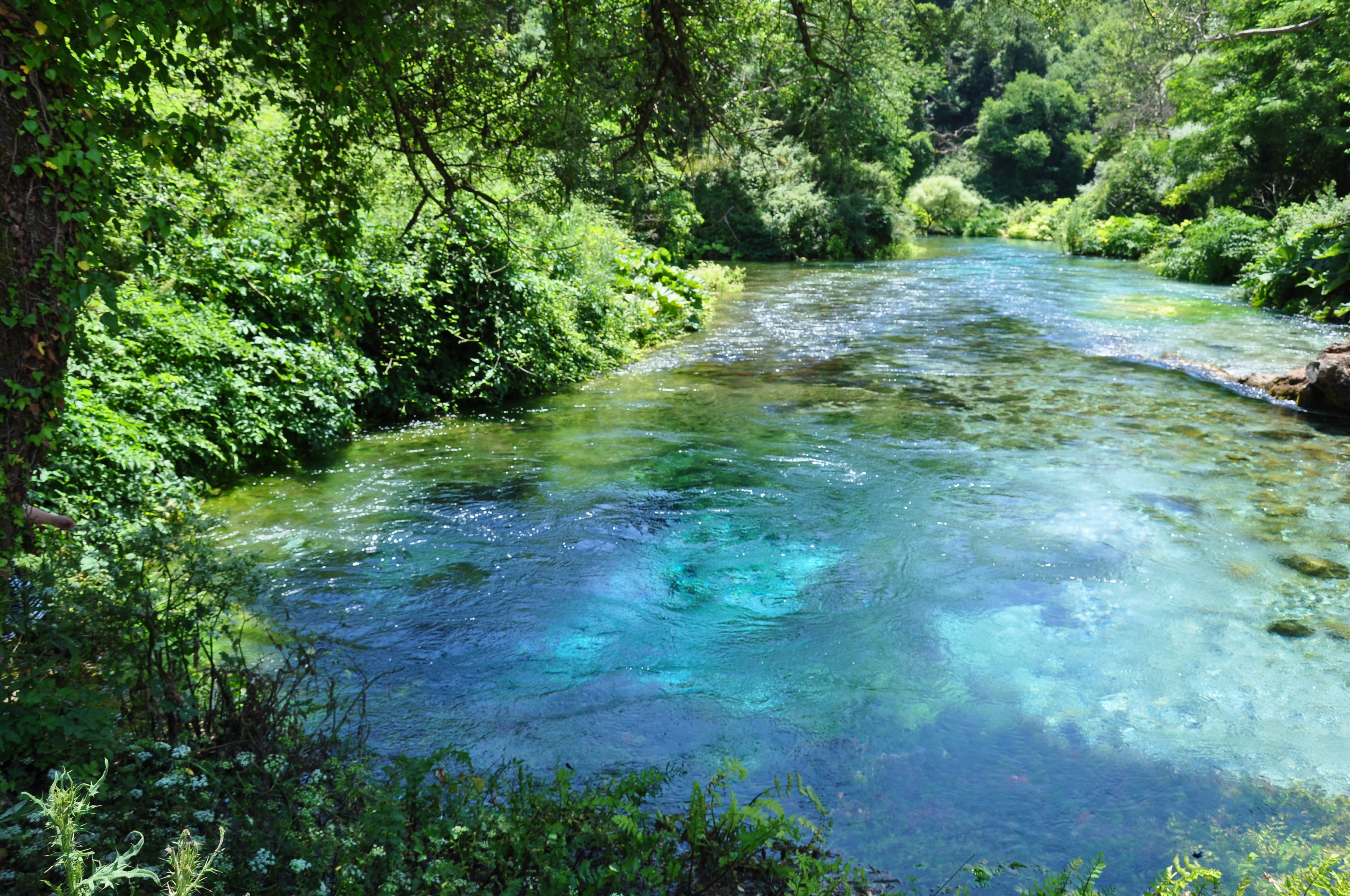 Experience the spectacular Blue Eye natural spring