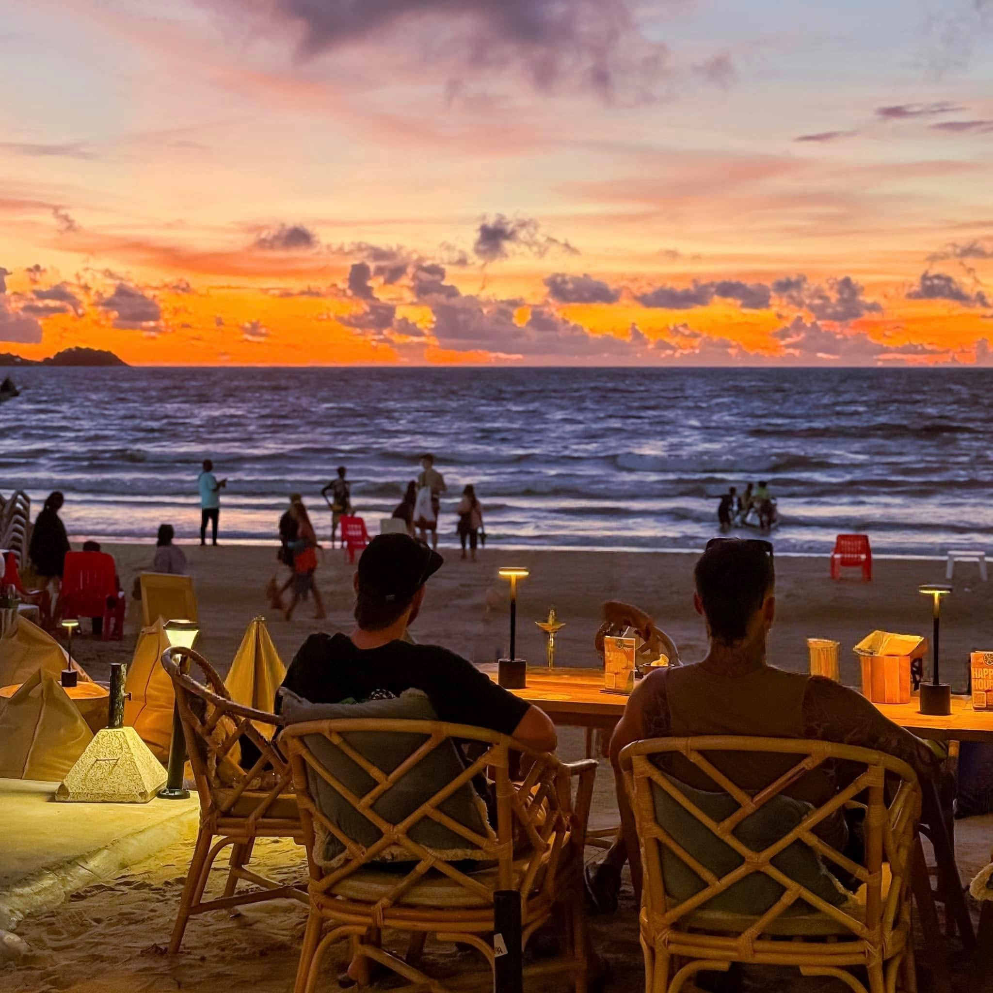 Enjoy sunset drinks and unforgettable nights with your travel crew