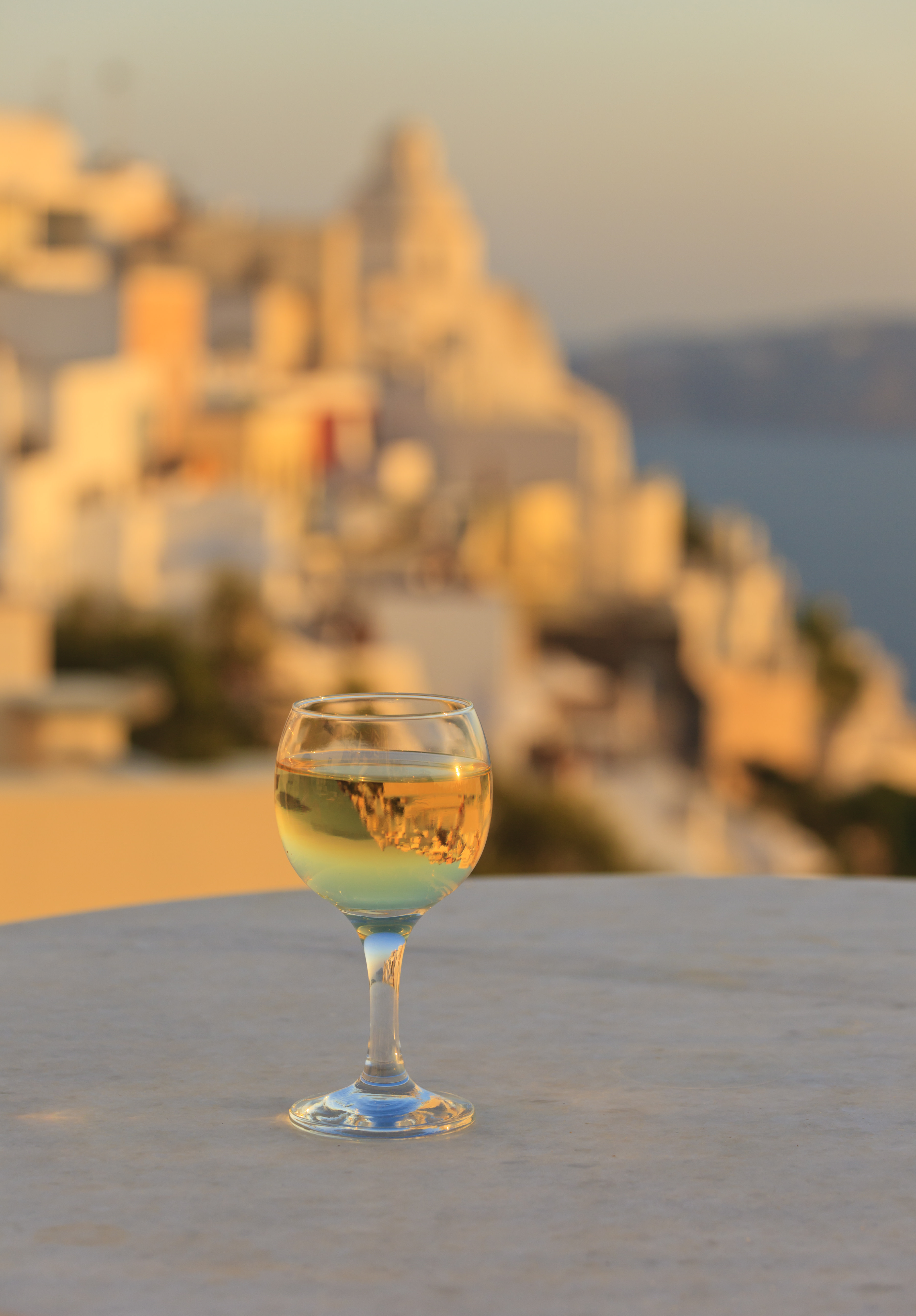 Taste Santorini's famous volcanic wines
