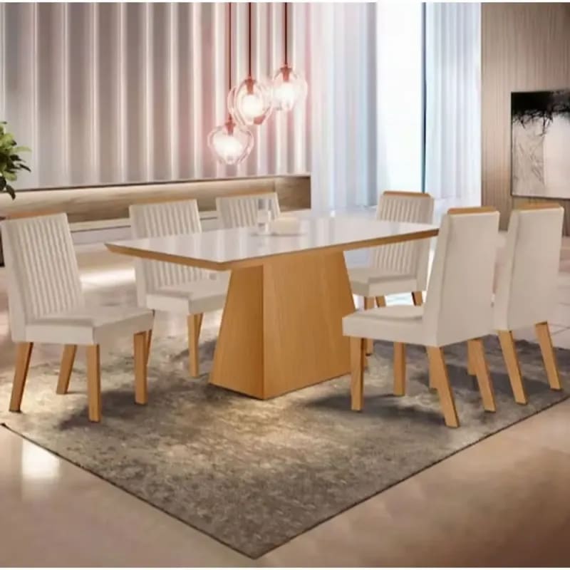 Conj. de Mesa com 6 Cadeiras
