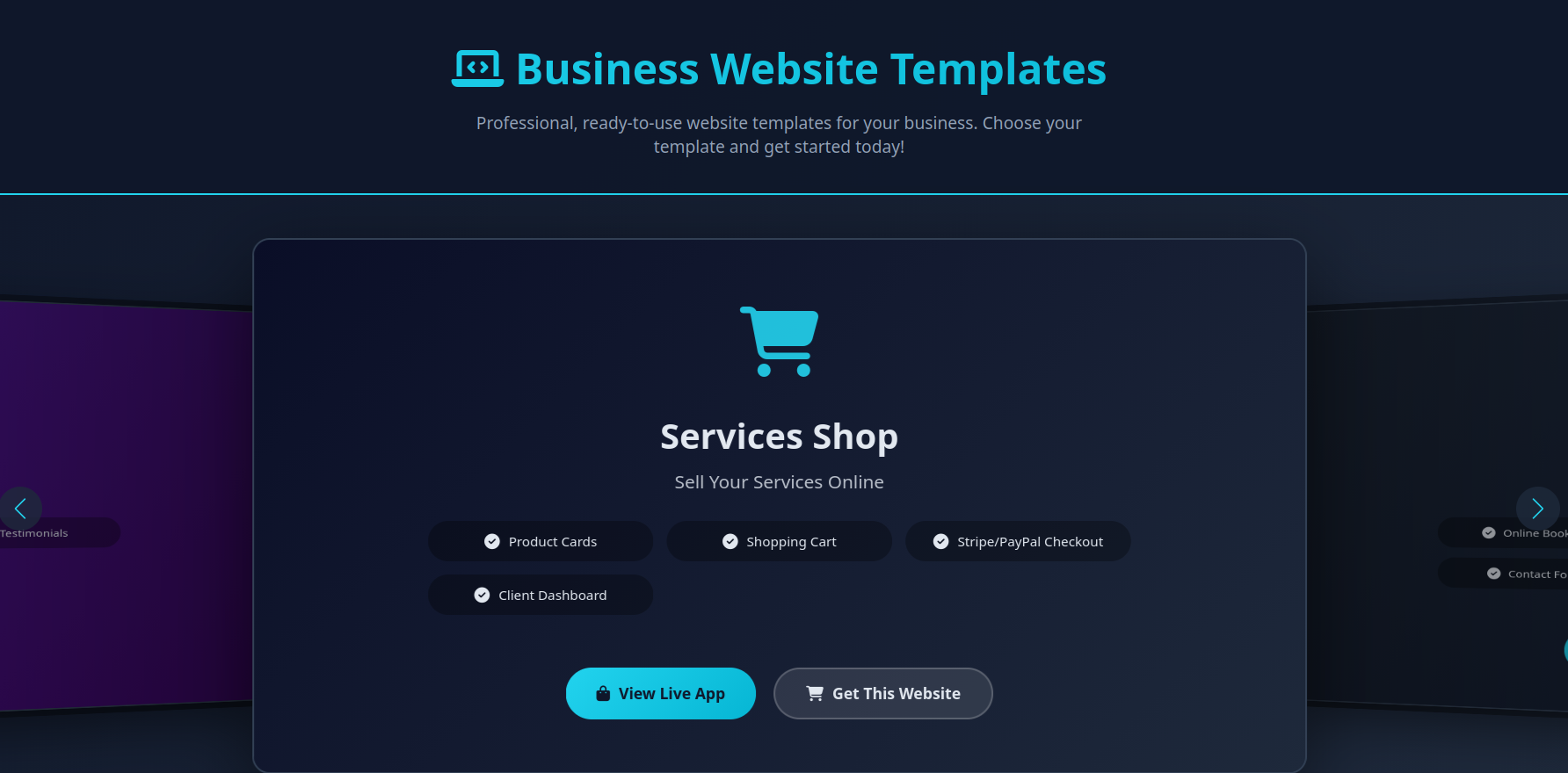 Sample Commercial Business Site