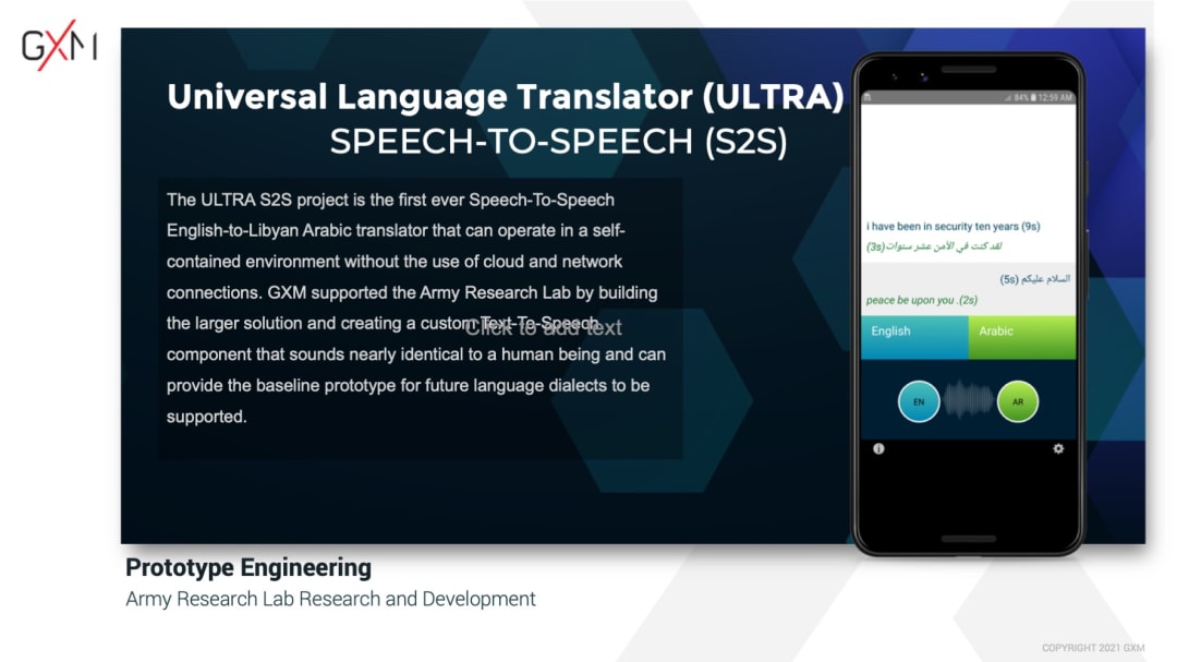 Universal Language Translator - Speech to Speech