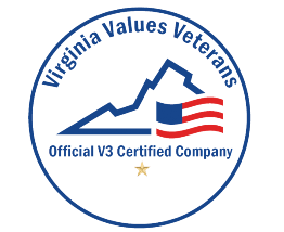 Official Virginia Values Veterans (V3) Certified Company ★ icon