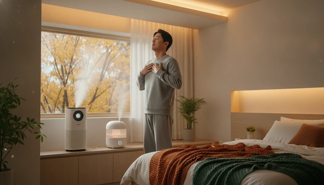 환절기 환경 조절과 개인 쾌적도 관리를 위한 정서적 안정 공간 연출