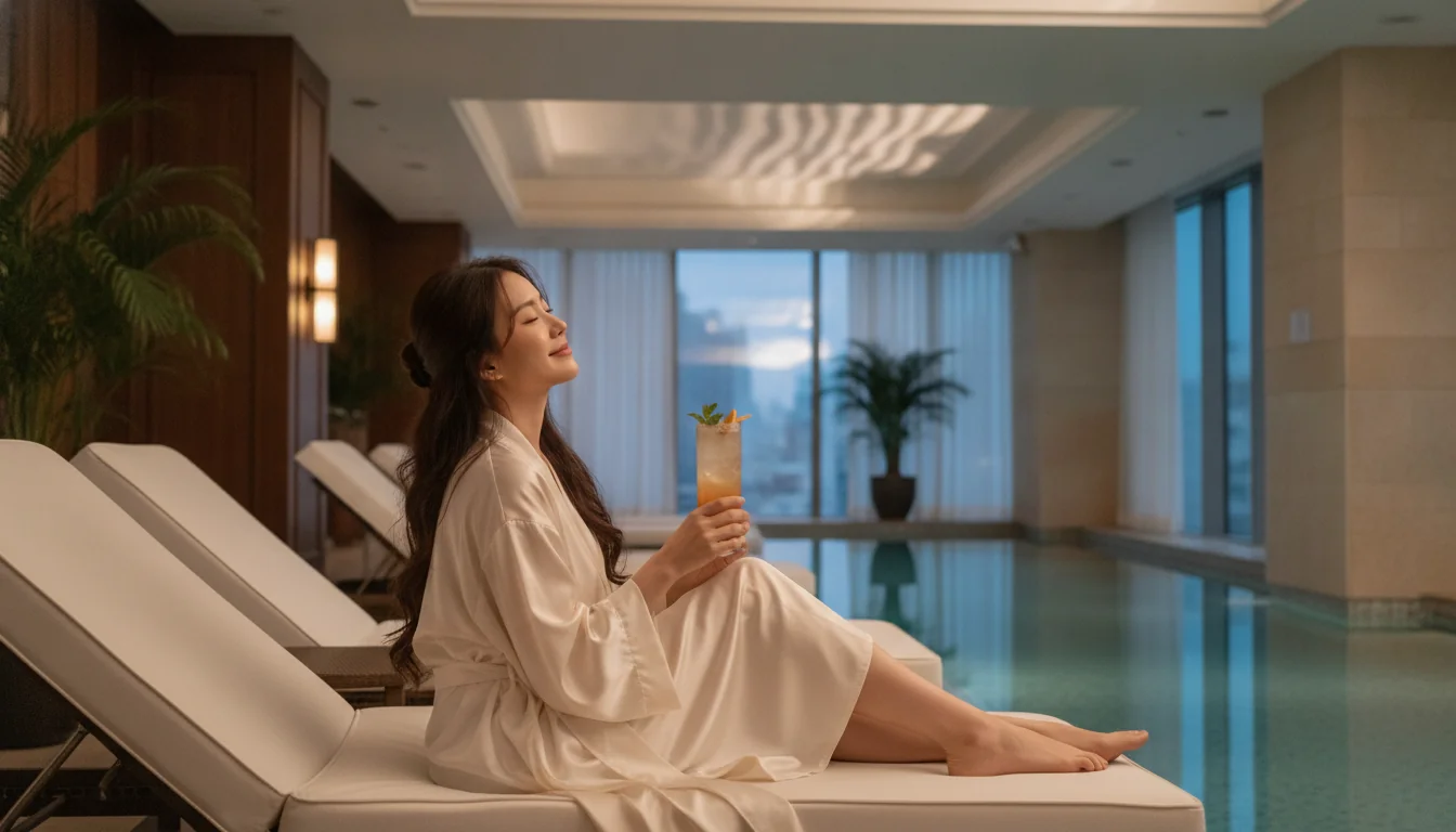서울 도심 속 가성비 높은 현대적 수영장 공간과 휴식