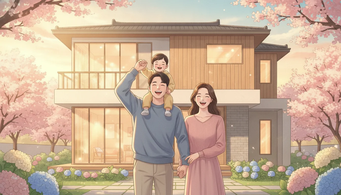 수혜 가구의 경제적 안정을 거시적으로 시각화한 모형
