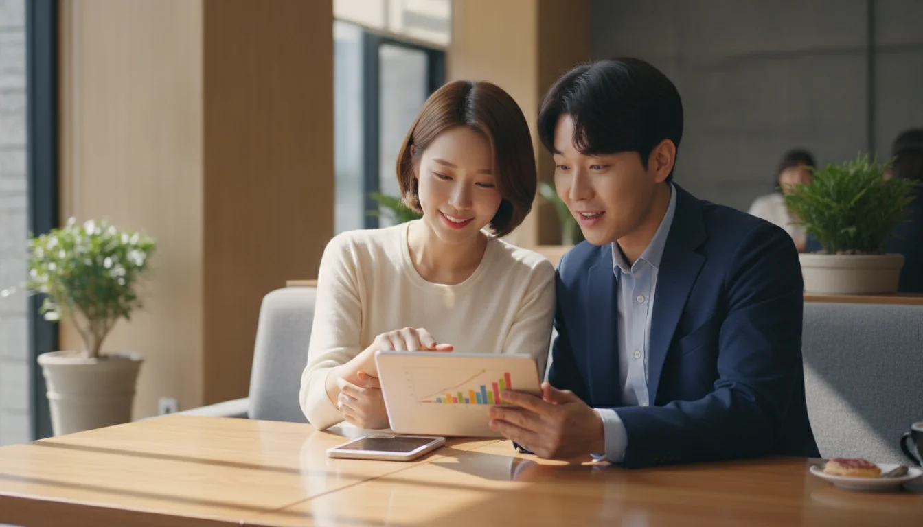 청년도약계좌 가입 프로세스를 일목요연하게 안내하는 인포그래픽 중심의 추상 그래픽 배너입니다.