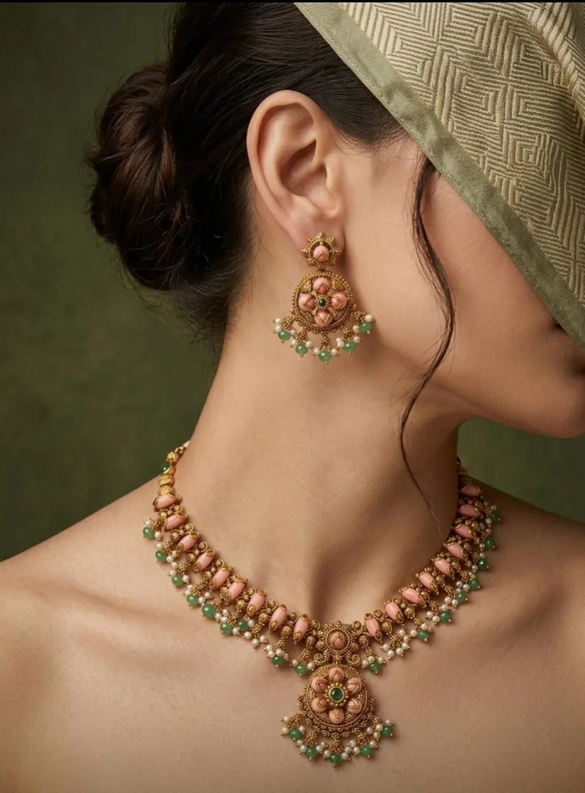 Pavizhamalar Necklace Set 3