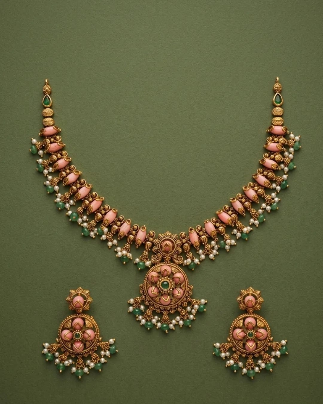Pavizhamalar Necklace Set 5