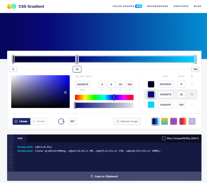 CSS Gradient