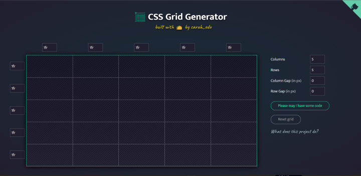 CSS Grid Generator