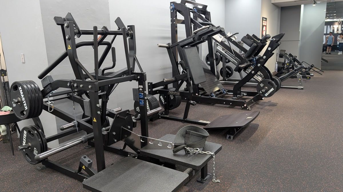 BE YOUR FITNESS 新莊店使用的包括 Gymleco、Life Fitness、Hammer Strength等國際知名品牌（圖片來源｜佩佩）
