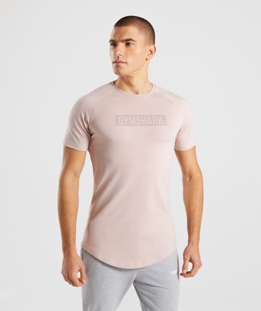 Gymshark Block T-Shirt - Chalk Nude