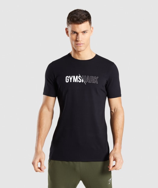 Gymshark Distort T-Shirt - Black