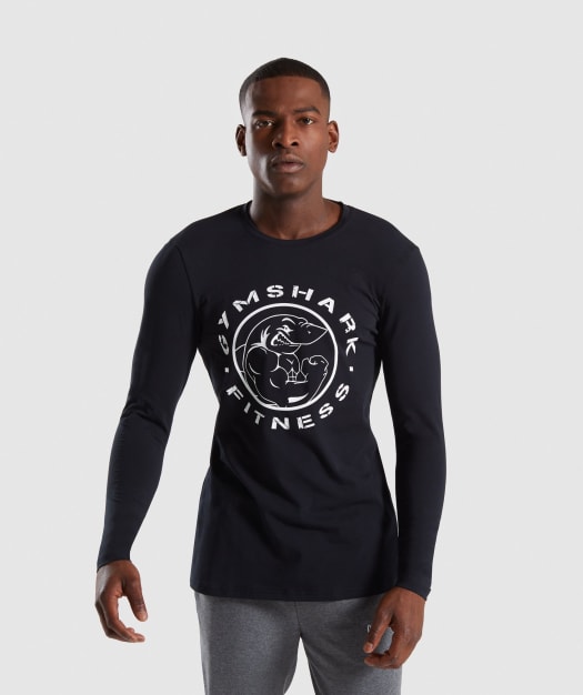 Gymshark Legacy Long Sleeve T-Shirt - Black