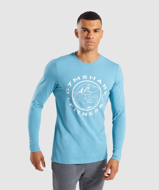 Gymshark Legacy Long Sleeve T-Shirt - Dusky Teal