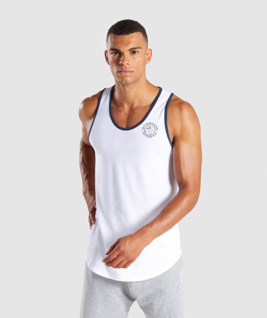 Gymshark Legacy Luxe Tank - White