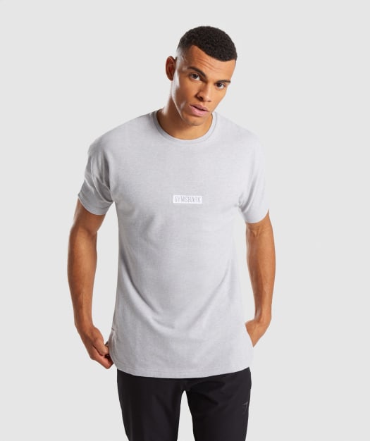 Gymshark Fresh T-Shirt - Light Grey Marl