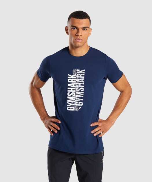 Gymshark Ascend T-Shirt - Sapphire Blue