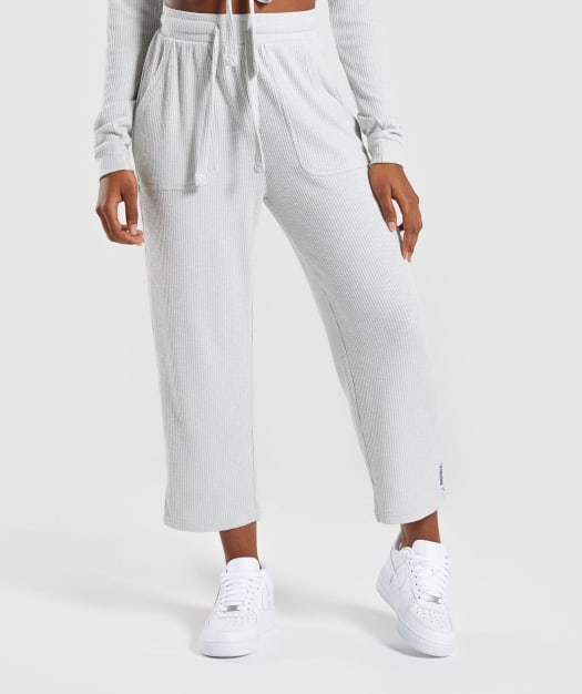 Gymshark Relaxed Joggers - Light Grey