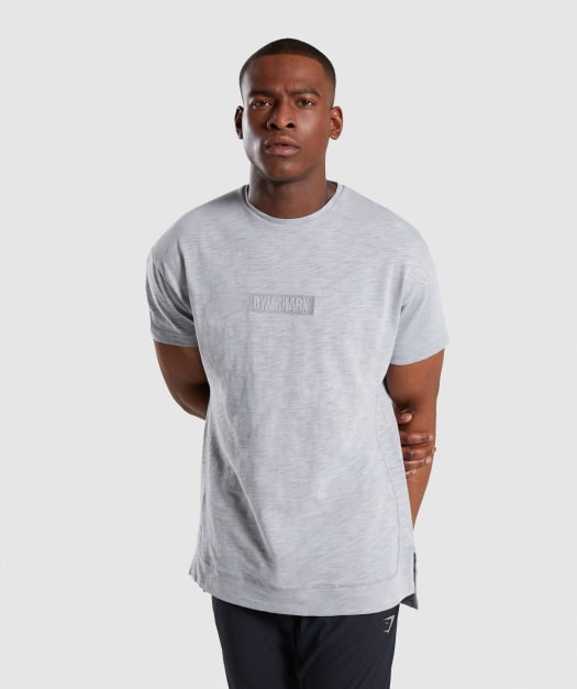 Gymshark Tonal T-Shirt - Light Grey
