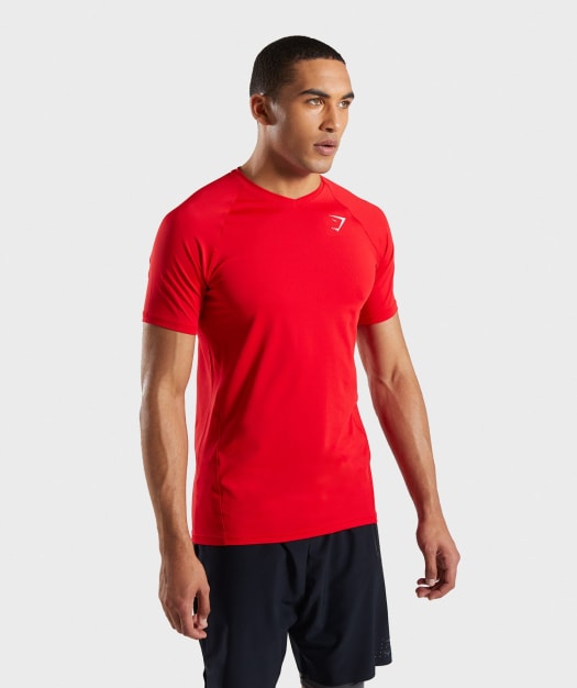 Gymshark Veer T-Shirt - Red