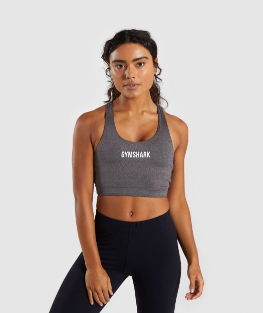 Gymshark Ark Sports Bra - Charcoal Marl