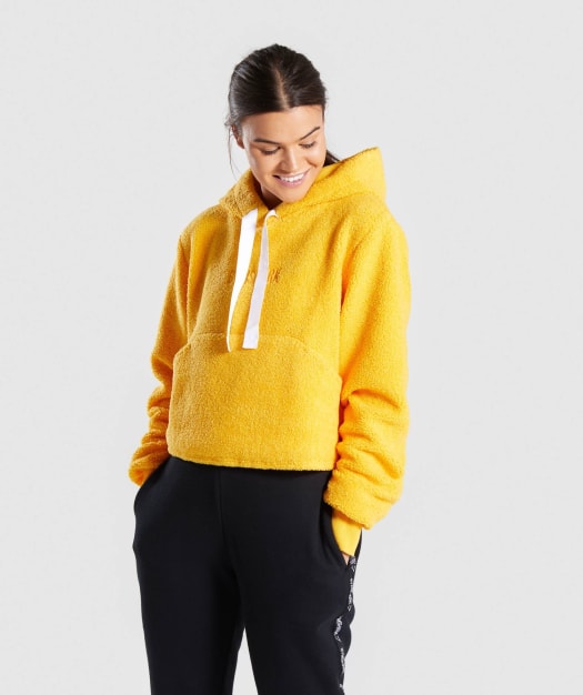 Gymshark Borg Pullover - Citrus Yellow