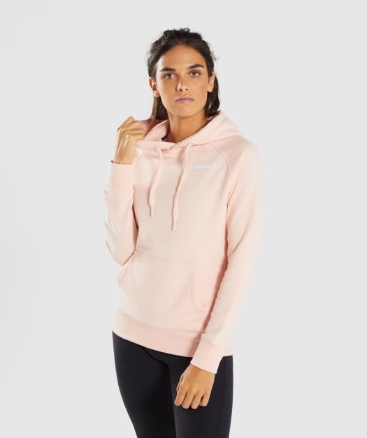 Gymshark Women's Crest Hoodie - Blush Nude