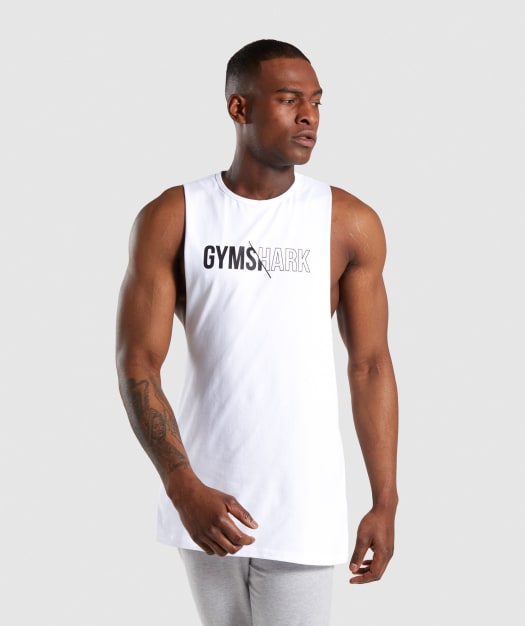 Gymshark Distort Tank - White