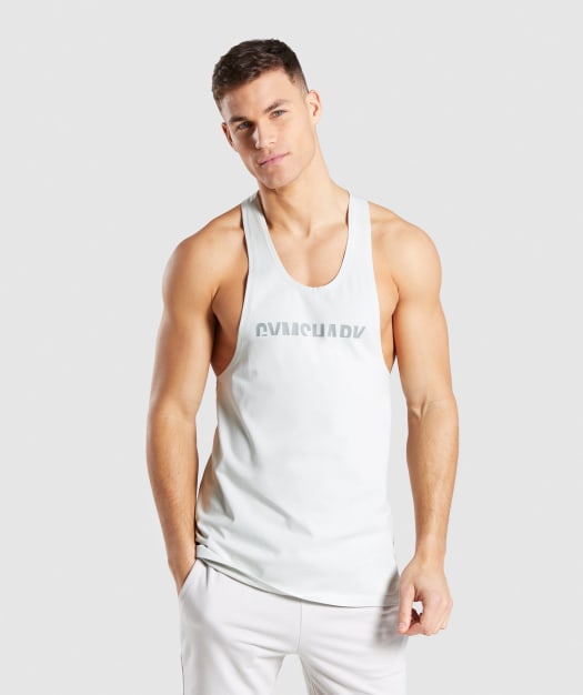 Gymshark Divide Stringer - Pastel Green