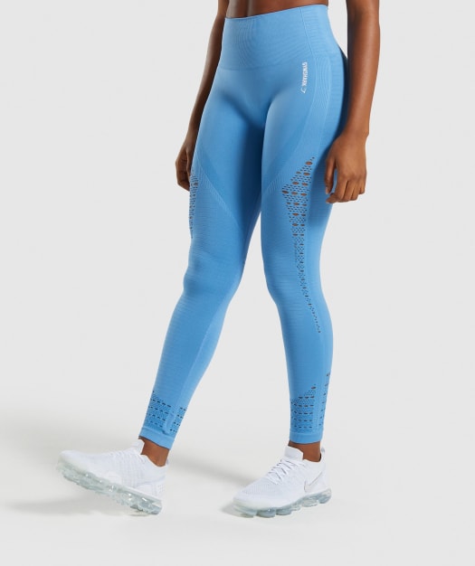 Gymshark Energy+ Seamless Leggings - Blue