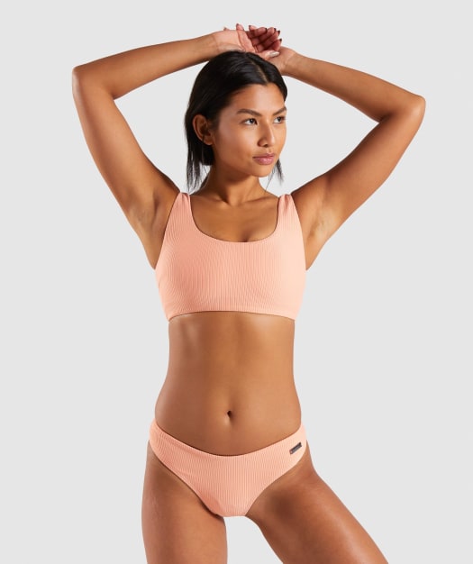 Gymshark Essence Bikini Top - Peach