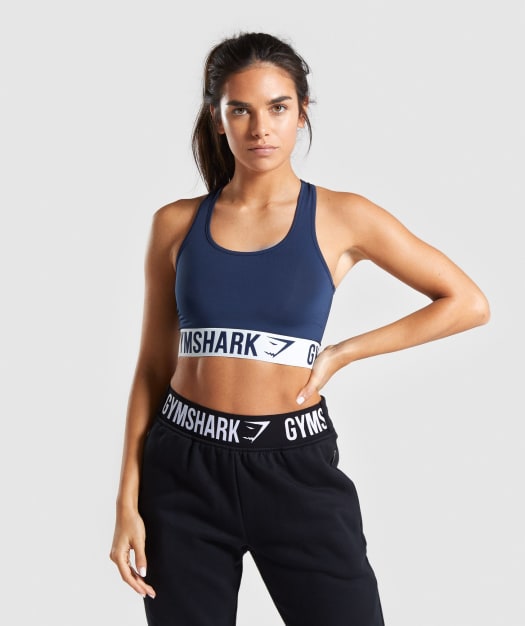 Gymshark Fit Sports Bra - Sapphire Blue/Ice Blue