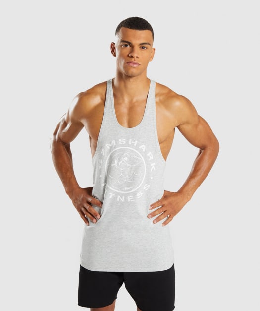 Gymshark Legacy Stringer - Wolf Grey Marl