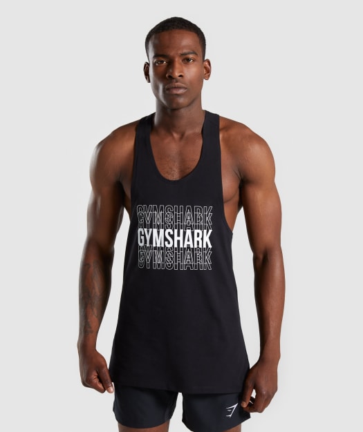 Gymshark Haze Stringer - Black