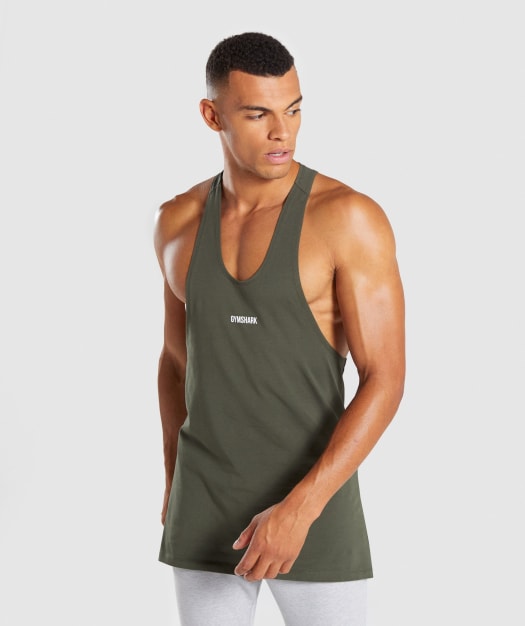 Gymshark Minimal Stringer - Woodland Green