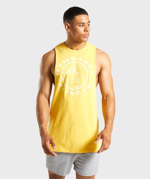 Gymshark Legacy Drop Armhole Tank - Golden Yellow