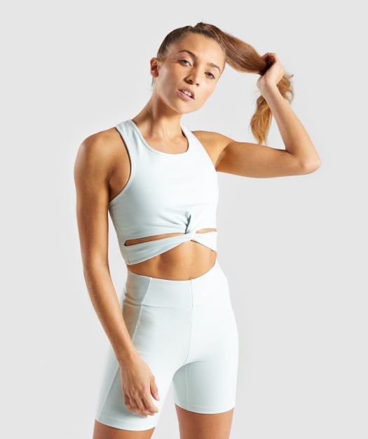 Gymshark Pastel Crop Top - Sea Foam Green