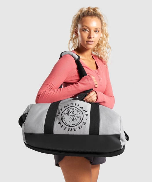 Gymshark Premium Legacy Holdall - Light Grey