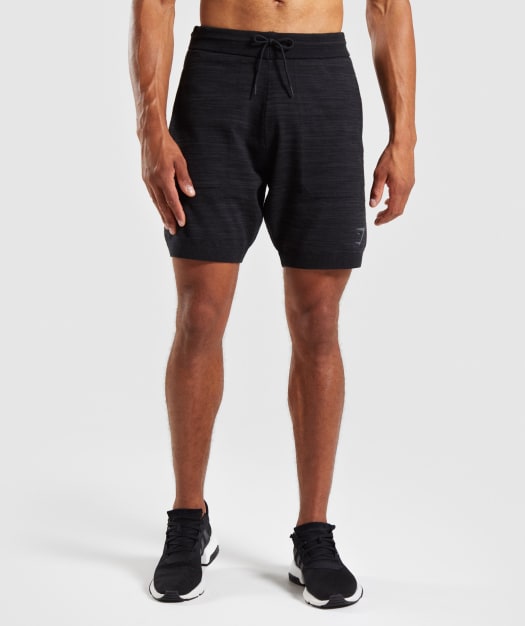 Gymshark Pinnacle Knit Shorts - Black Marl
