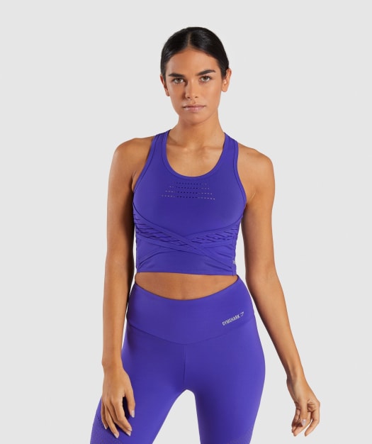 Gymshark Pro Perform Crop Top - Indigo
