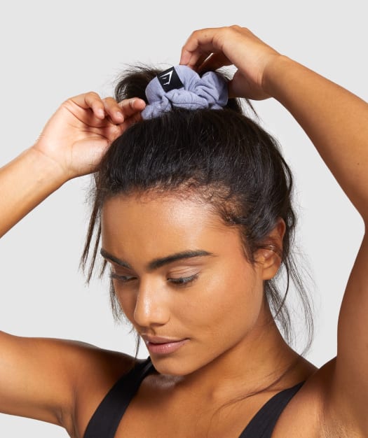 Gymshark Scrunchies (3PK) - Black/Red/Blue