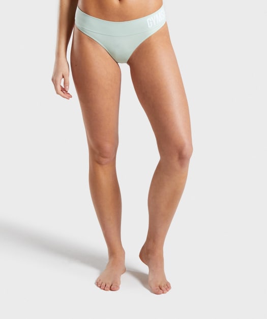Gymshark Seamless Thong - Light Green