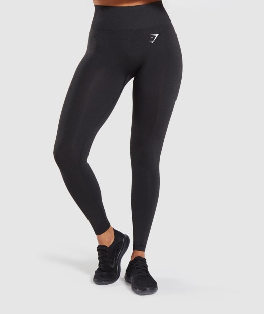 Gymshark Vital Seamless Leggings - Black Marl